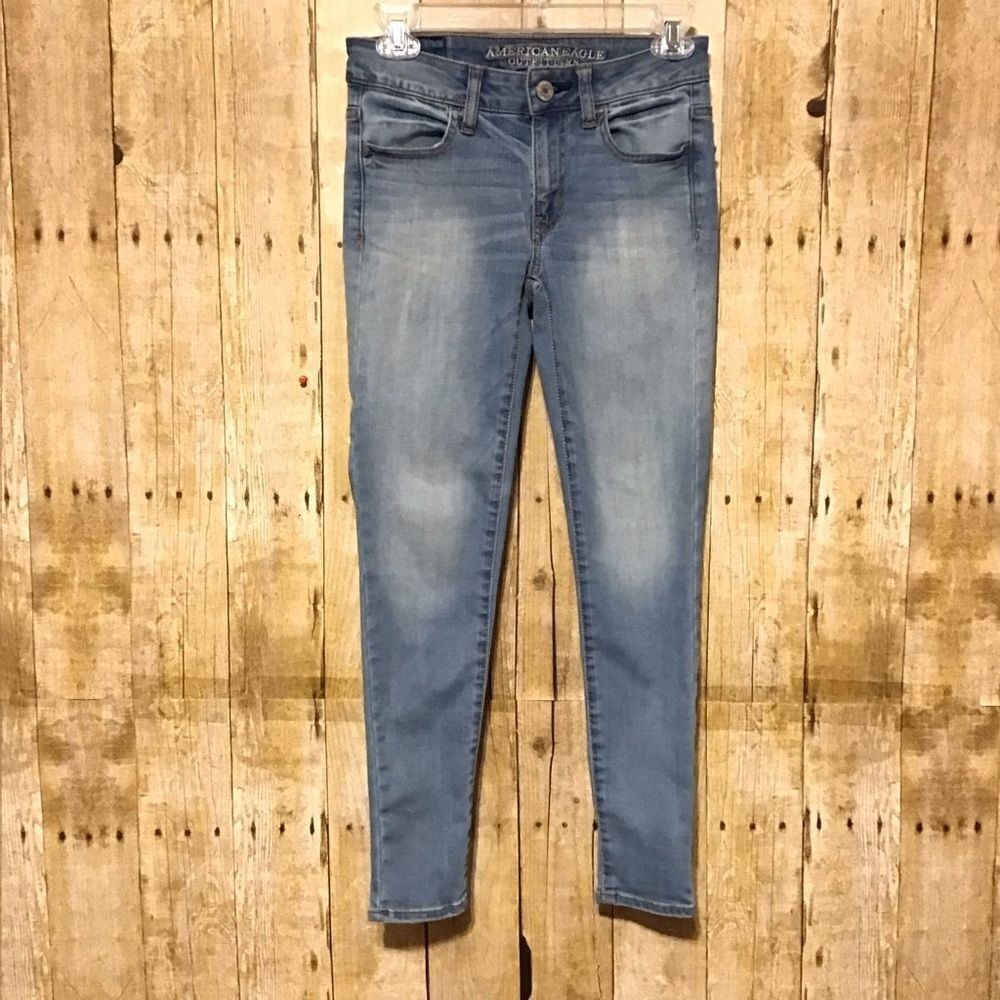 American Eagle Outfitters Super‎ Stretch Jegging Jeans 0 Short